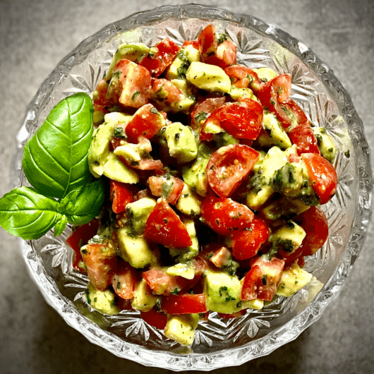 TOMATO AND AVOCADO SALAD