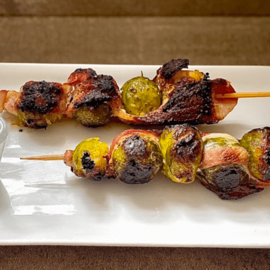 SPROUT AND BACON SKEWER