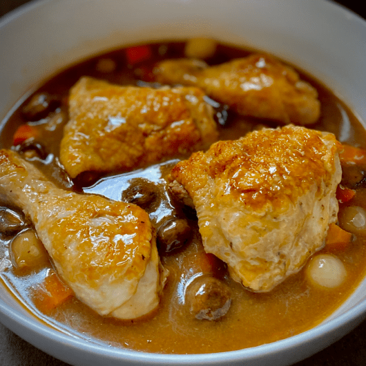 COQ AU VIN à la Slow Cooker