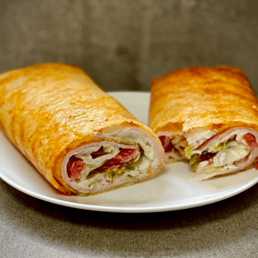 CHEESE, HAM & SALAD WRAP