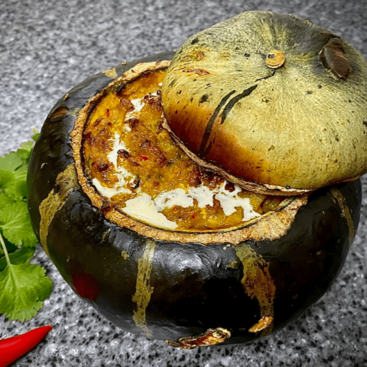 ORIENTAL STUFFED PUMPKIN