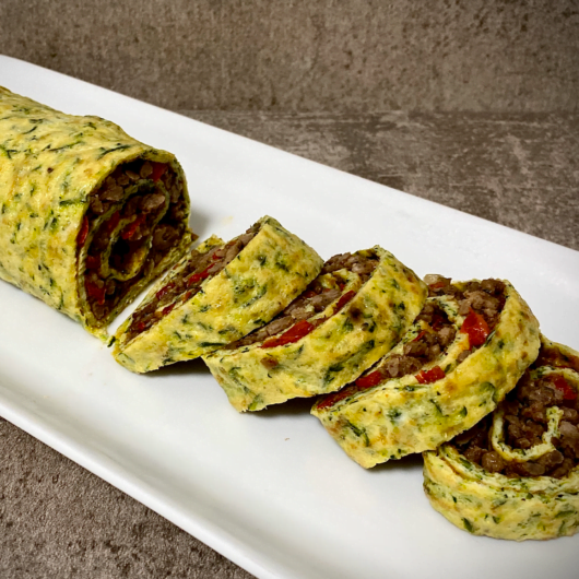 ZUCCHINI MINCE BEEF ROLL