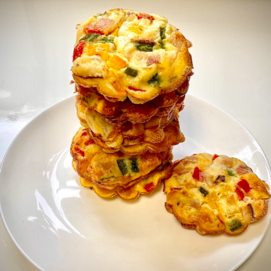 EGG HAM &PEPPER EGG CUP SNACKS