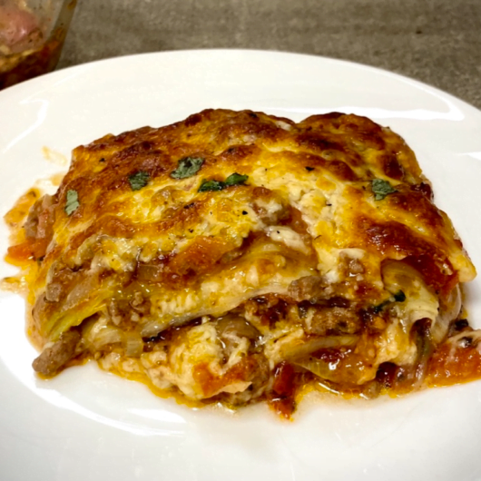 KETO ZUCCHINI LASAGNE